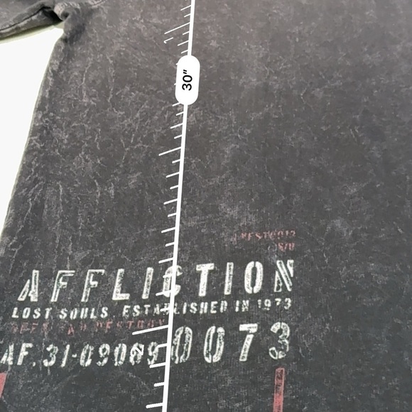 Affliction Men's Lost Souls Graphic Tee Large - Picture 7 of 10